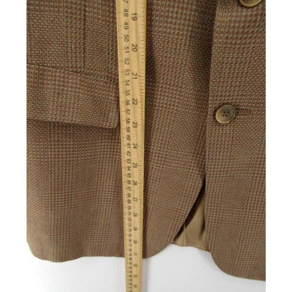 VINTAGE Christian Dior Sport Coat 40 Blazer Houndstooth Tweed USA * - Picture 4 of 15